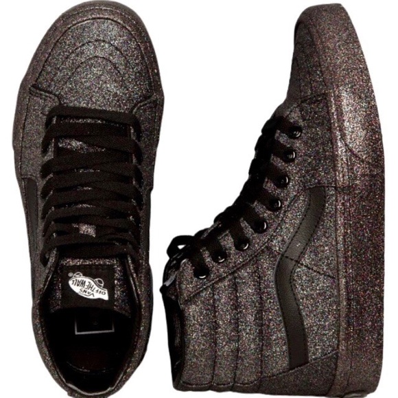 vans sk8 hi rainbow glitter